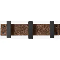 Muubs - Harlem Coat rack Dark oak - 35x6,5x10 cm