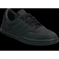New Balance Unisex. U500DV1_LI Leder-Sneaker T500D schwarz (38), Wohnung, Nobuck, Schnürsenkel, Lässig