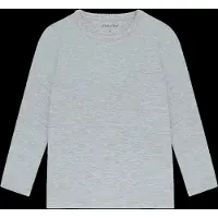 Minymo Bluse - Bambus - Medium+ Grey Melange - - 7 Jahre (122) - Blusen