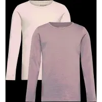 Minymo Blusen - 2er-Pack - Elderberry/Regentag - - 3 Jahre (98) - Blusen