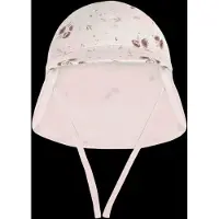 Minymo Schirmmütze - Viskose - Peach Peitsche m. Blumen - - 62/68 - Sonnenhüte