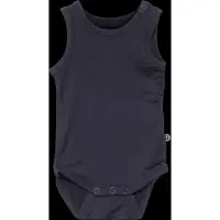 Minymo Body ohne Ärmel - Bambus - Navy - - 1 Jahr (80) - Body ärmellos