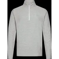 New Balance - Space Dye 1/4 Zip - Kunstfaserpullover Gr XXL grau/weiß