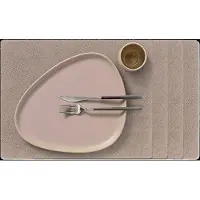 Lind DNA Tischset Square L Hippo Warm Grey (4er-Set)-35 x 45 cm