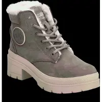 Palladium Winterboots "PALLARISE NBK WL", Damen, Gr. 41, beige (rocks), Leder, Schuhe Winterboots, Winterschuhe, Schnürboots, Winterstiefel, wasserabweisend & gefüttert