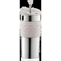 Bodum Travel Press Set mit Extra Deckel Weiß 350 ml