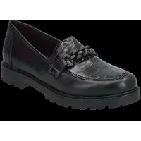 Rieker Damen Slipper 45561, Schwarz,39 EU