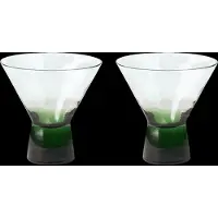 Broste Copenhagen Konus Cocktailgläser 10cl grün 6er-Set