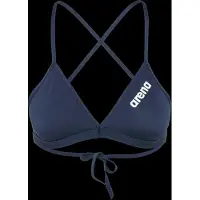 Arena - Women's Team Swim Top Tie Back Solid - Bikini-Top Gr 40 blau