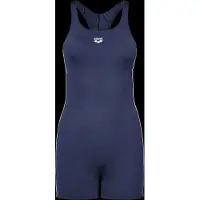 Arena Badeanzug "W FINDING HL R", Damen, Gr. 38, N-Gr, blau (navy, weiß), Obermaterial: 100% Polyester, Badeanzüge Badeanzug, chlorbeständiges Material, schnelltrocknend, mit UV-Schutz UPF50+