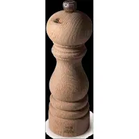 Peugeot PARIS NATURE Salzmühle, 12 cm, Naturbelassene Mühle mit innovativem Zirlion-Mahlwerk, Größe: 18 cm