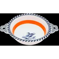 Pols Potten Schüssel x Rijksmuseum Bird Patterned Orange 17 cm