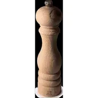 Peugeot PARIS NATURE Salzmühle, 12 cm, Naturbelassene Mühle mit innovativem Zirlion-Mahlwerk, Größe: 22 cm