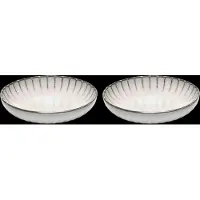 Serax - Inku Teller, Ø 19 cm tief, weiß (2er-Set)