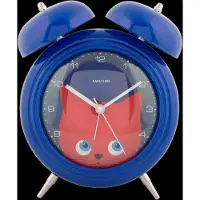 Karlsson - Wecker Peekaboo Cat - Blau - 15.2x6.5x18.2cm