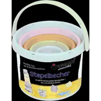 Spielstabil Stapelbecher-Set pastell 5-teilig