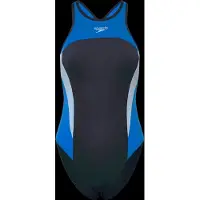 Speedo High Neck Splice Cross Back Badeanzug
