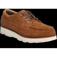 Timberland Schnürschuh "BRITTON MILLS - LACE UP SHOE", Herren, Gr. 46, Synthetik, braun (rust suede), Leder, Schuhe Schnürschuh