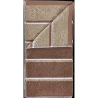 Zone Badetuch Sauna Terracotta / Camel / Lupine (70 x 140 cm)