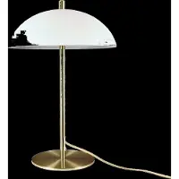 Dyberg Larsen Tischlampe Globus, messing / gold, für Wohn- / Esszimmer, Metall, Skandinavisch, Tischlampe