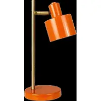 Dyberg Larsen Ocean Portable Akkutischlampe Mini, orange - , Ocean Mini, dimmbar, Orange, für Wohnzimmer, Metall, Skandinavisch