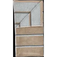 Zone Denmark Handtuch Sauna Camel / Ice Blue / Olive Green (50 x 100 cm)