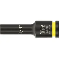 Wera 05005564001, Steckschlüsselbuchse, Schwarz, Gelb, 1 Kopf/Köpfe, 1/4", Metrisch/imperial, 63 mm