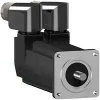 Schneider Electric SH30551P02F2000 AC-Servomotor, 55mm, 0,42Nm, 1Stack, glatte Welle, SinCos Multiturn128, M23/M23 gewinkelt, IP54/IP65, Bremse