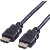 Value HDMI High Speed Kabel mit Ethernet, schwarz, 7,5 m 11.99.5544