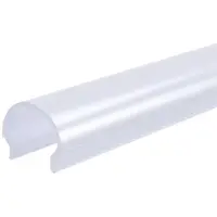 Deko-light Profil Abdeckung - Abdeckung R-01-10, 2m, milchig, Hülle, Transparent, Polymethylmethacrylat (PMMA), , 84 g, 2000 mm