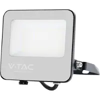 V-TAC LED Außenwandstrahler Wandleuchte Flutlicht Schwarz Glas verstellbar L 16,45 cm