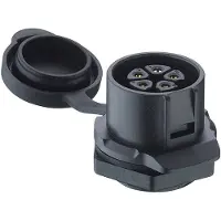 Lutronic 0272 02 Rundsteckverbinder Kupplung, Einbau Gesamtpolzahl: 2 1 St.