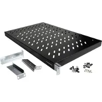 Roline 19-Zoll Fachboden 1 HE, verstellbar 700 T 50 kg schwarz