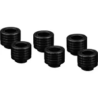 Thermal Grizzly DeltaMate Fitting - HT14 Black (6-Pack)