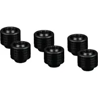 Thermal Grizzly DeltaMate Fitting - ST13 Black (6-Pack)