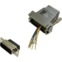Bkl Electronic 10121123 Adapter D-SUB-Stecker 15pol. - RJ45-Buchse 1 St. Single