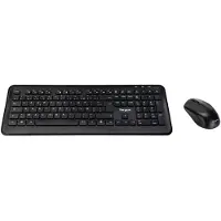 Targus Akm610fr Rf Azerty Tastatur Und Maus Französisch Schwarz Schwarz One Size