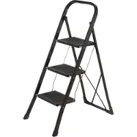 Toolcraft TO-10398471 Stahl Klapptritt klappbar, Montage ohne Werkzeug Arbeitsh