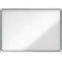 Nobo Premium Plus 18x A4 Blatt Magnetische Weißwand-innenvitrine Mit Schiebetür