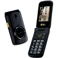 AGM M8 FLIP, Klapphandy, Dual-SIM, 7,11 cm (2.8"), 1500 mAh, Schwarz