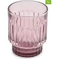 Salt & pepper 4er-Set: Gläser in Rosa - 300 ml - onesize