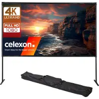 Celexon basic line Faltrahmenleinwand 221 x 124 cm, 100", Leinwand Format 16:9