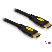 DeLOCK HDMI 1.4 - 3.0m, 3 m, HDMI Typ A (Standard), HDMI Typ A (Standard), 10,2 Gbit/s, Schwarz