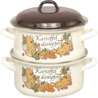 Kruger Dampfgartopf "KARTOFFEL" 1 Stk. tlg. Emaille