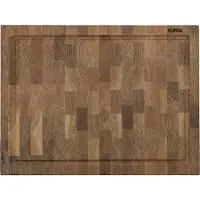 Heirol Cutting board with groove, 40 x 30 x 4 cm, oak