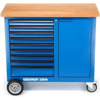 Gedore 1504 0810 Rollwerkbank mit 9 Schubladen, 1814923
