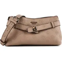 GUESS Handtasche Ella Logo Mini HWPD97 46730 Dunkelbeige