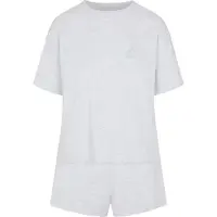 Hunkemoller Pyjama-Set aus Baumwolle Grau