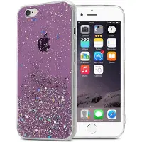 Cadorabo TPU Cover funkelnder Glitter