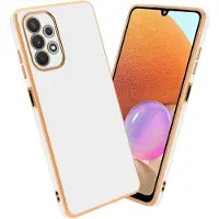 Cadorabo Hülle für Samsung Galaxy A32 4G im TPU mit Kameraschutz LM130 Style